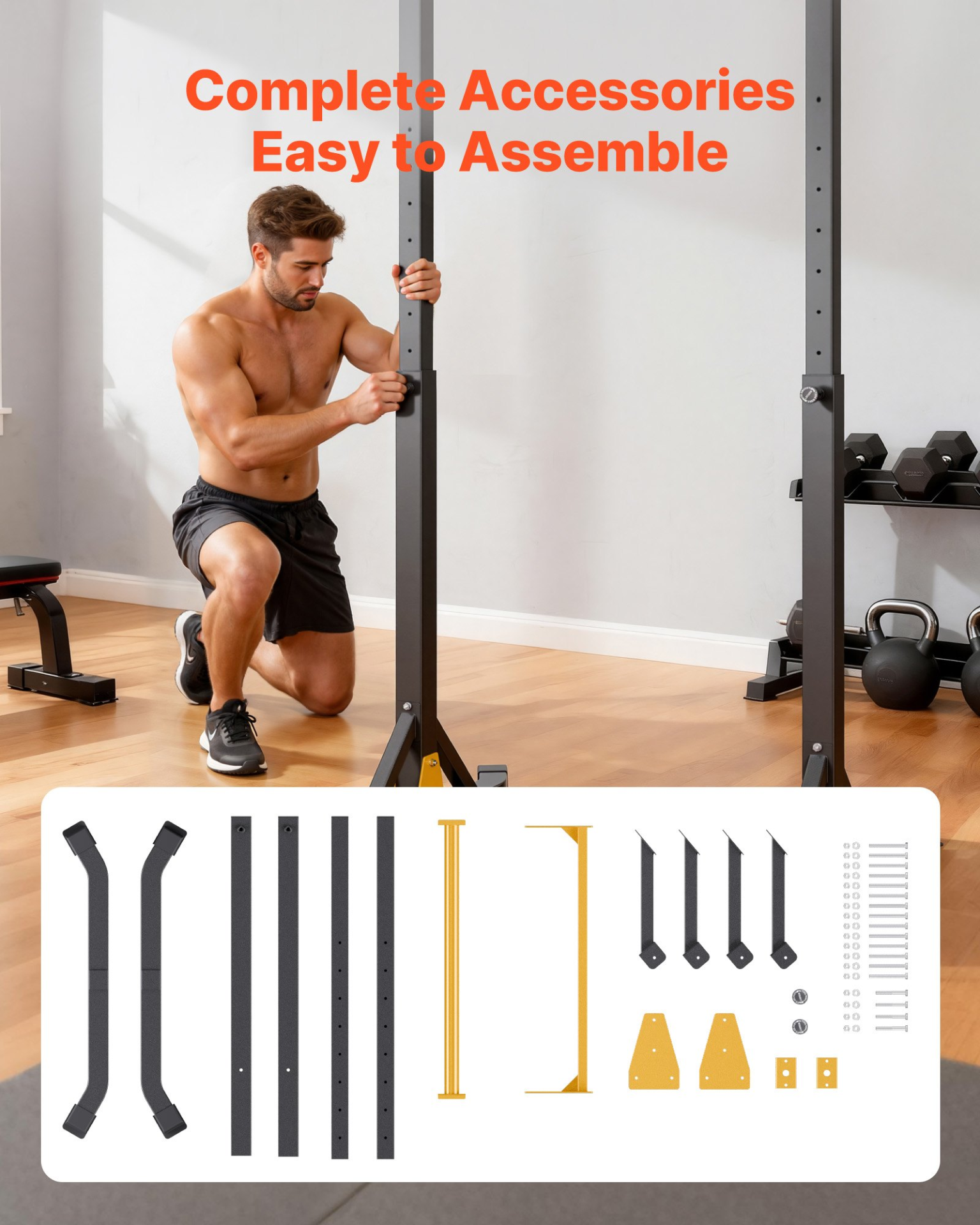 Start2Finish VEVOR portable pull-up bar with H-frame, heavy-duty steel, 8 height levels, for arms, back, and chest workouts.