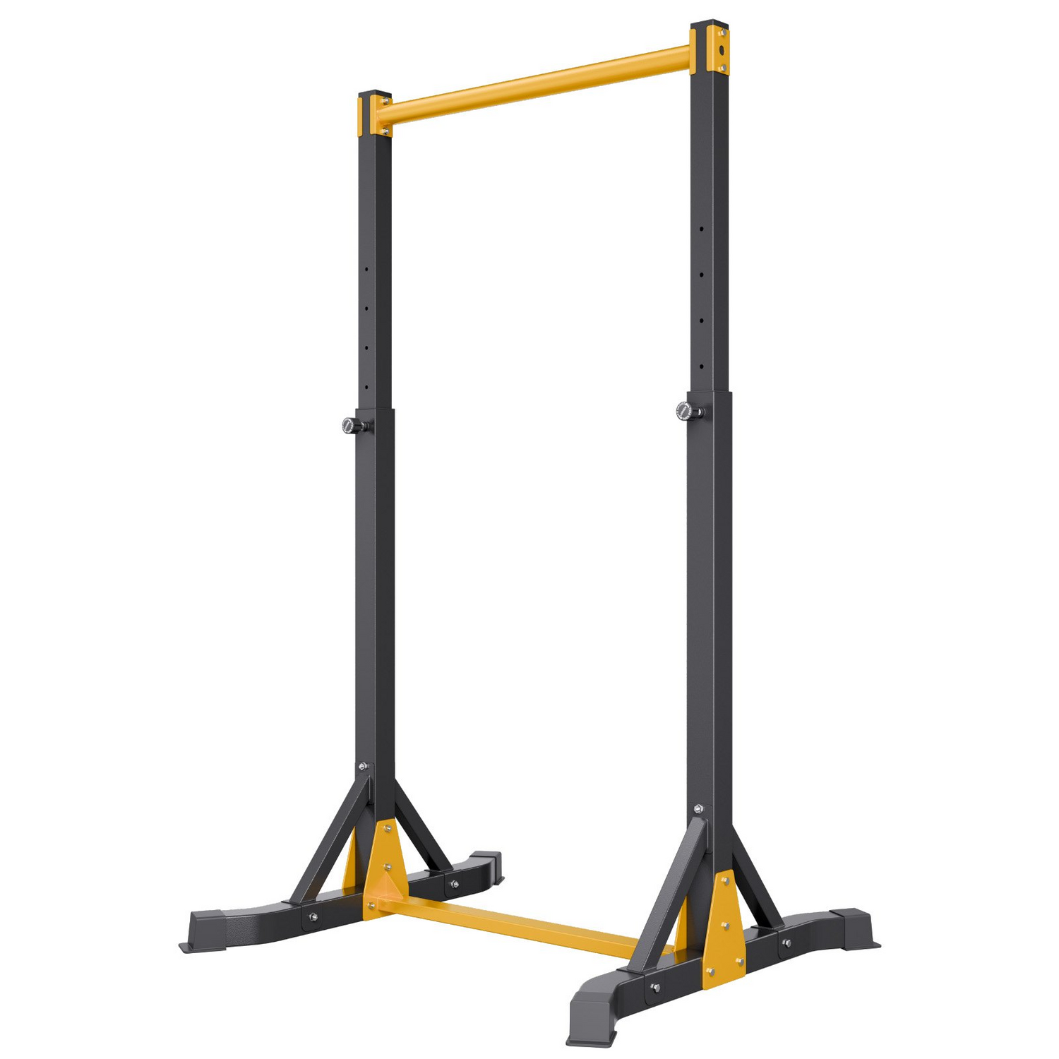 Start2Finish VEVOR portable pull-up bar with H-frame, adjustable height, heavy-duty steel for arm, back, and chest workouts.