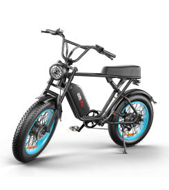 Carmine Juneberry C91™ Dual Drive Power Bike 20 with sleek frame, handlebars, and electric motor for biking enthusiasts.