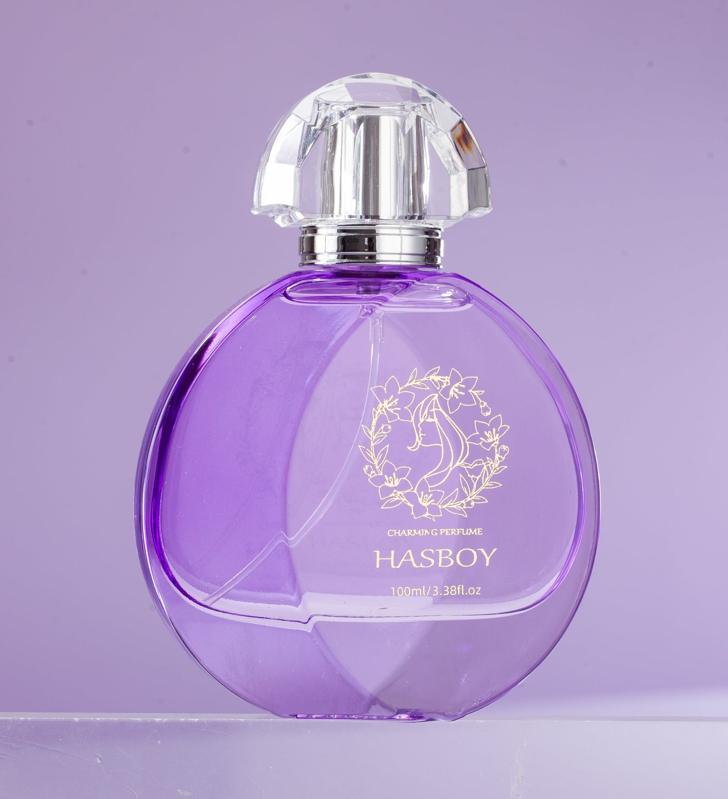 Carmine Juneberry Human Spirit™ Eau de Toilette for women, floral and fresh bodycare perfume bottle with elegant packaging