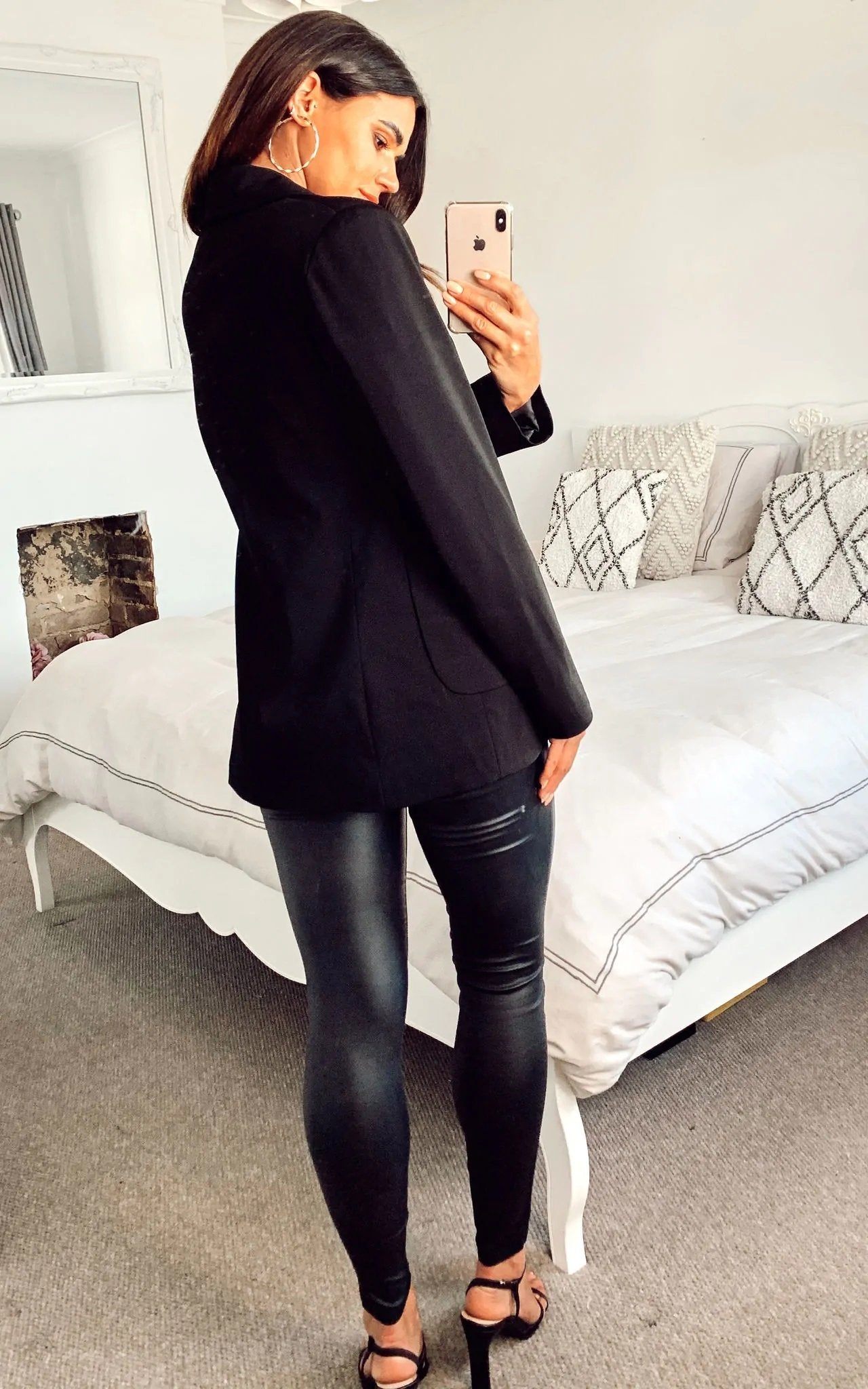 Black tailored fit women&