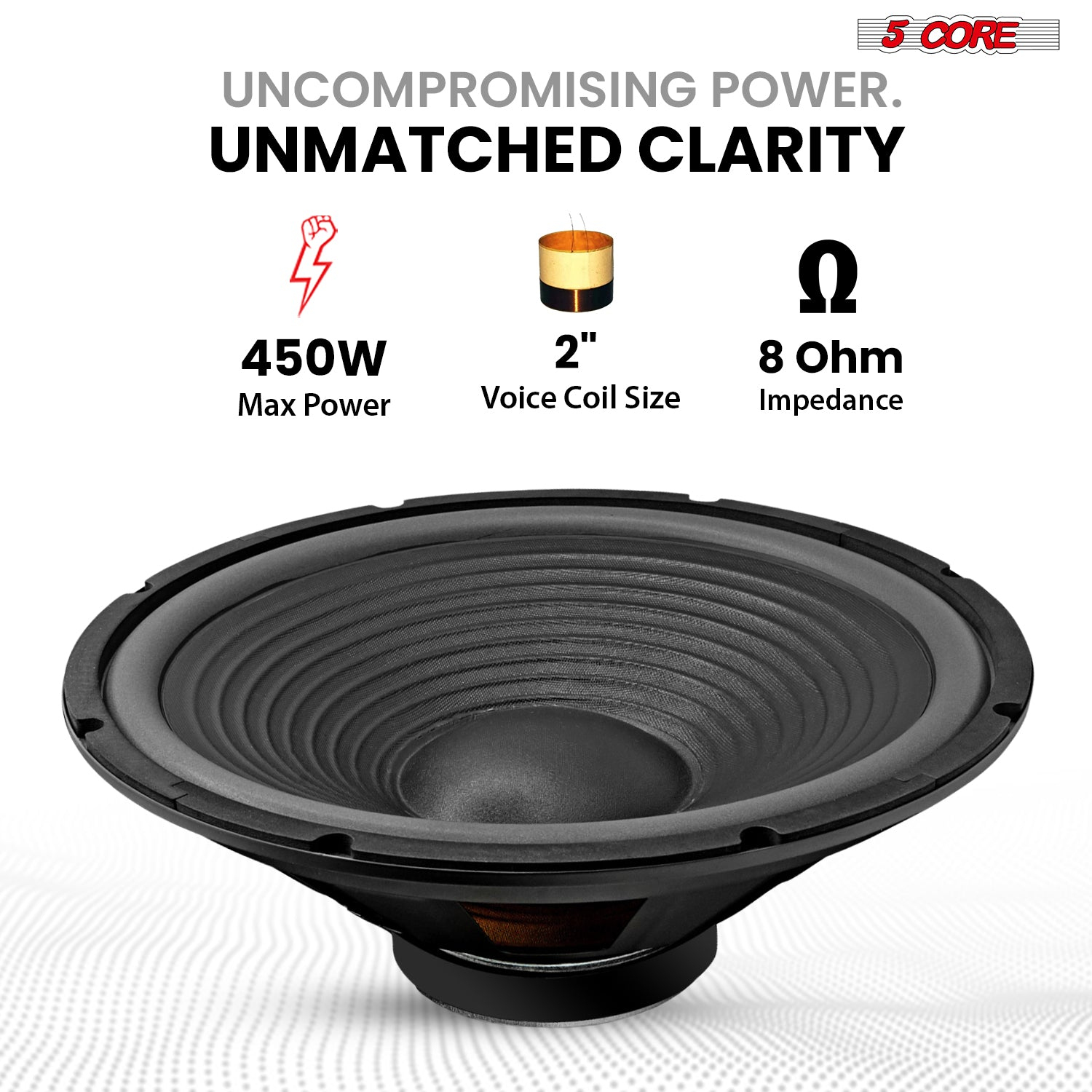 Pair of 15-inch Start2Finish car woofers, 1000W deep bass subwoofers with 4Ohm impedance for automotive audio systems.