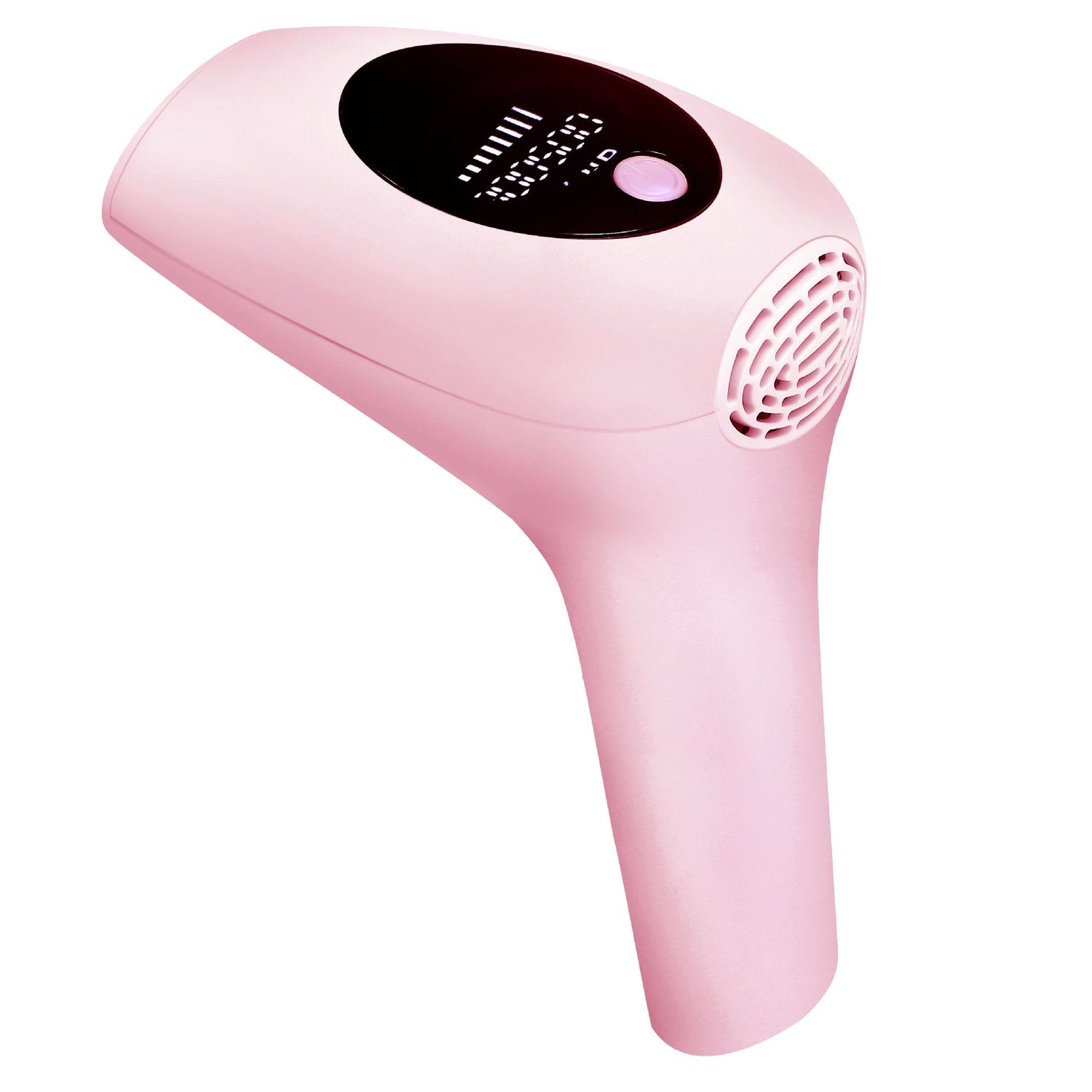 Maroon Asteria hair removal laser epilator for permanent photoepilation, shown with sleek design and treatment window.