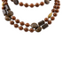 Mocha brown pearl and gold statement necklace featuring elegant jewelry design by Start2Finish.