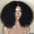 Cerise Alfie BeuMax Brazilian 13x4 Afro kinky curly lace front human hair wig for Black women, showcasing natural textured curls.