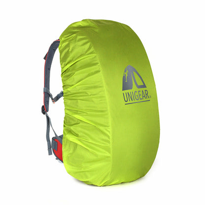 Indigo Eurybia waterproof backpack rain cover for outdoor sports, fits 10L to 90L packs, with 5000mm water resistance.