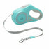 Yellow Pandora automatic retractable lighting dog leash with handle and adjustable length for outdoor walks.