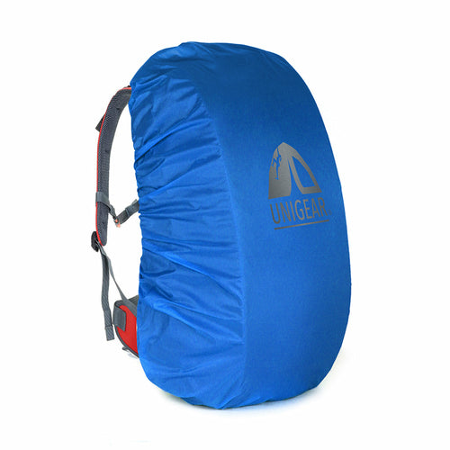 Indigo Eurybia waterproof backpack rain cover for outdoor sports, fits 10L to 90L backpacks, with 5000mm waterproof rating.