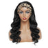 Cerise Alfie body wave human hair headband wig for women, easy wear, no glue, deep wave style, versatile bath and beauty accessory