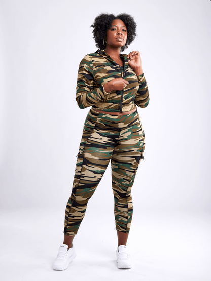 Black Lavender JupiterGear athletic zip-up crop hoodie jacket, activewear with a fitted design and front zipper, shown in the image.