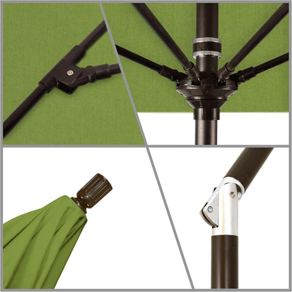 7.5 Foot Bronze Patio Umbrella Aluminum Pole Frame