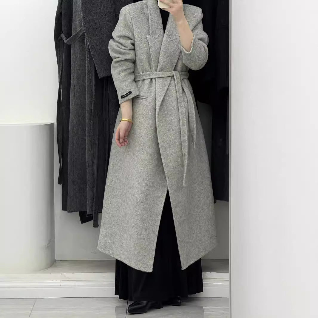 Red angora women&