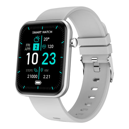 Salmon Lucky advanced smartwatch with three interchangeable bands, fitness tracker, and wellness activity monitor.