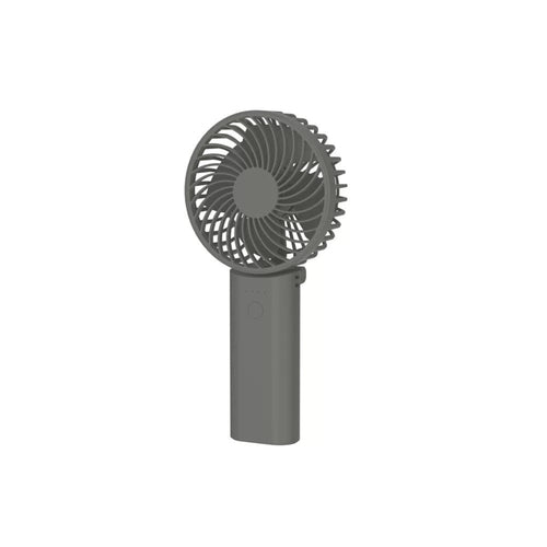 Foldable 2-in-1 portable mini fan with high-speed cooling and built-in power bank, ideal for home decor and personal use.