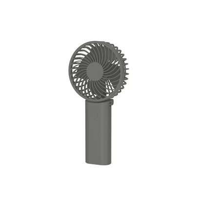 Foldable 2-in-1 portable mini fan with high-speed cooling and built-in power bank, ideal for home decor and personal use.
