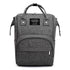 Carmine Juneberry ActiveMom Urban Diaper Backpack by ALLFASHION™ with anti-theft design, multiple compartments, and adjustable straps.