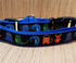 Large green Monster-themed pet leash by Green Thalassa, featuring colorful monster designs on durable leash material.