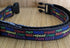 Small Green Thalassa collar with "Run Fetch Repeat" text, designed for pets, featuring a sturdy buckle and vibrant green color.