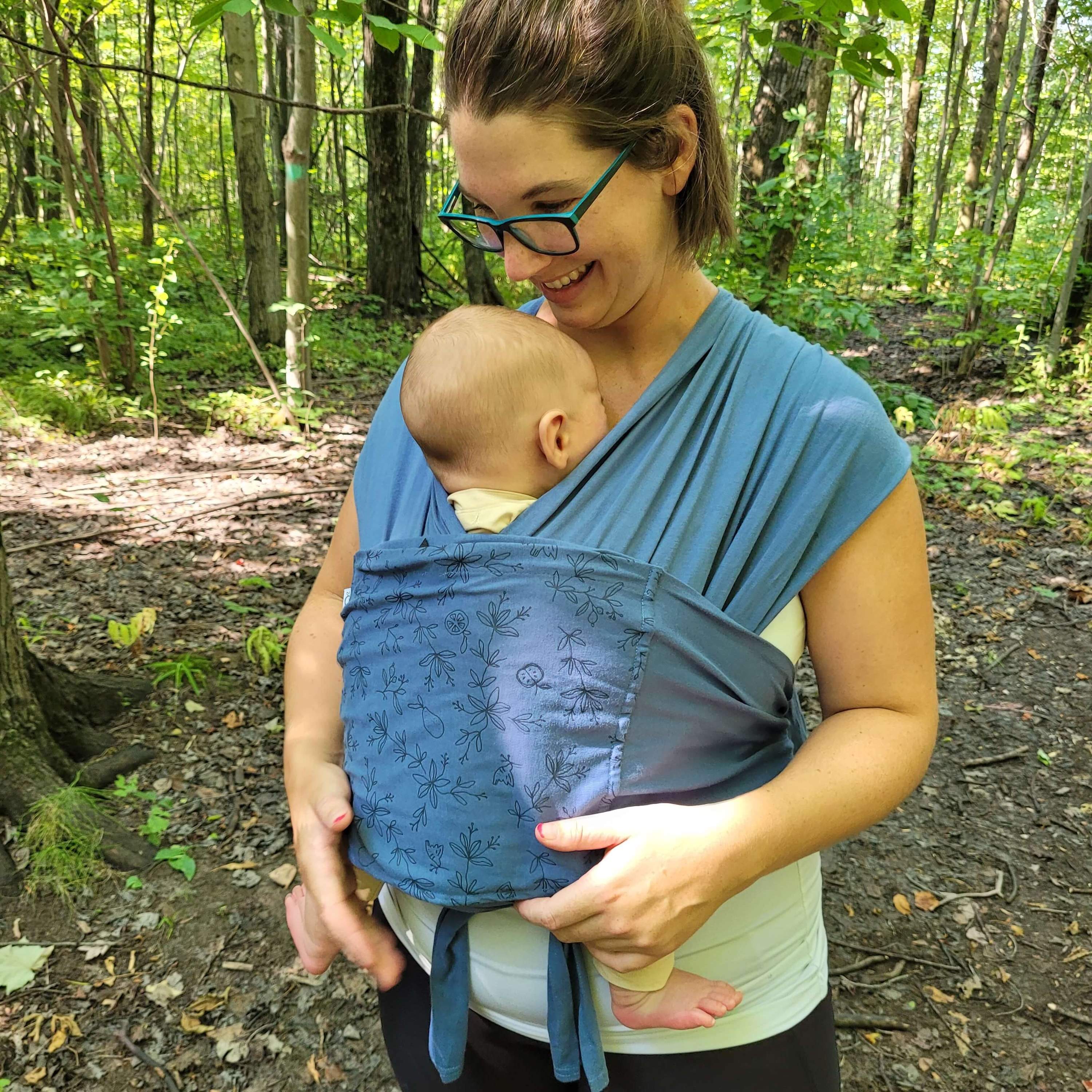 Cute baby clothing by Amber Leto, featuring a cozy Snüg outfit with soft fabric and adorable design for infants.