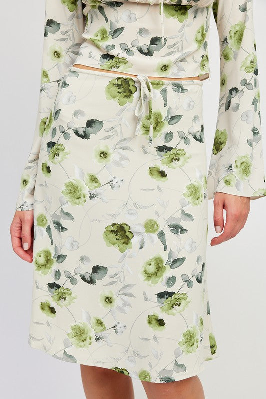 Automotive part from Jade Icarus featuring a floral design with a front drawstring detail, shown in the product image.