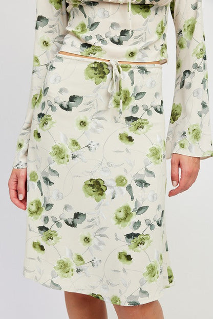 Automotive part from Jade Icarus featuring a floral design with a front drawstring detail, shown in the product image.