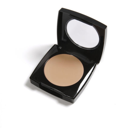 Olive Chronos Danyel Mini Concealer Compact in Soft Beige, skincare product with smooth compact design and soft beige shade.