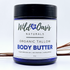 Organic tallow body butter by Start2Finish, creamy and nourishing body cream in a jar with a smooth texture.