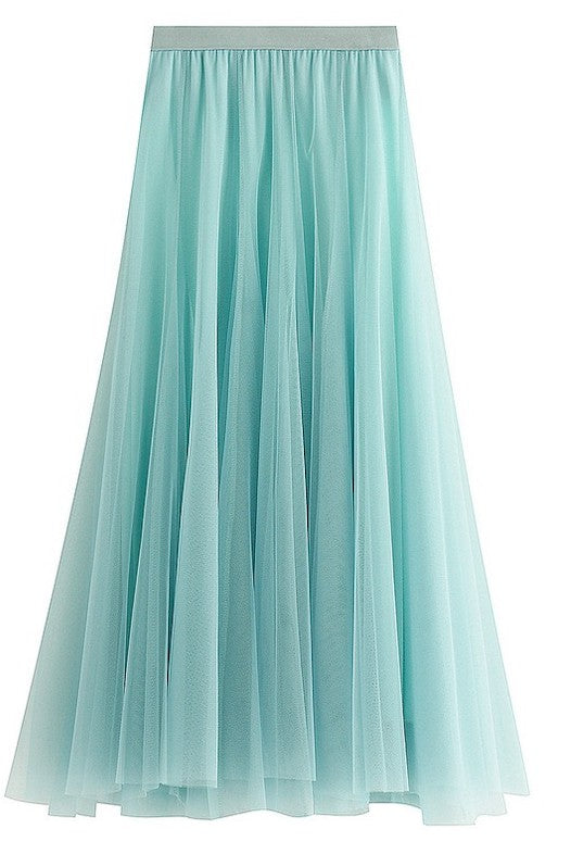 Automotive Jade Icarus midi skirt with detailed design, showcasing its stylish pattern and fabric texture in a close-up shot.