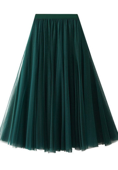 Automotive Jade Icarus midi skirt with sleek design and detailed stitching, showcasing its stylish and modern appearance.