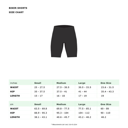 Grey Calle Ocho women biker shorts by Red Medusa, activewear with a comfortable fit and stylish design for workouts.
