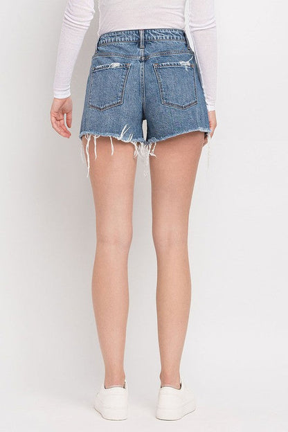 Jade Icarus Super High Rise Shorts for automotive, featuring a sleek design and high-rise fit, shown in a close-up view.