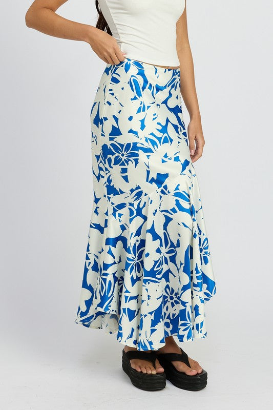 Automotive part from Jade Icarus featuring an asymmetrical ruffle hem design, displayed on a plain background.
