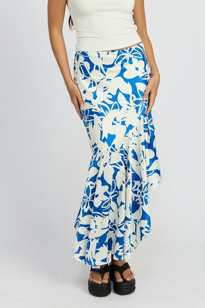 Automotive part featuring an asymmetrical ruffle hem design from Jade Icarus, showcasing its unique textured finish.