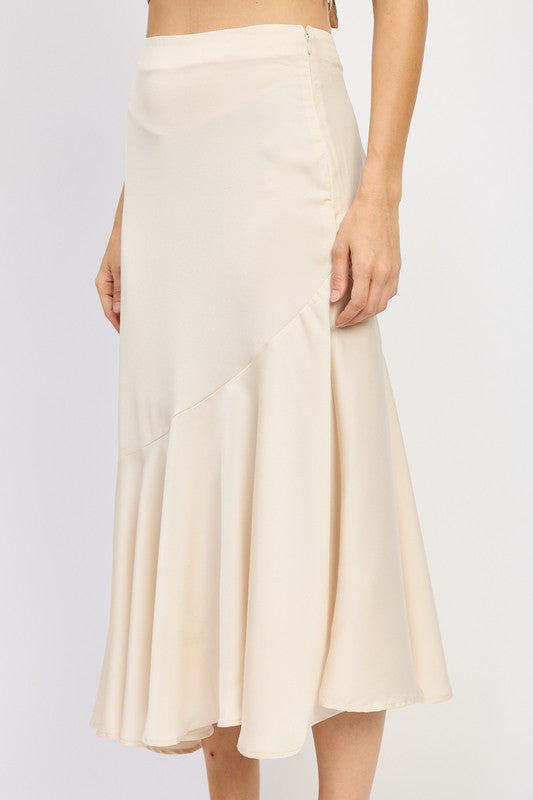 Automotive part from Jade Icarus featuring an asymmetrical ruffle hem design, shown in a detailed close-up image.