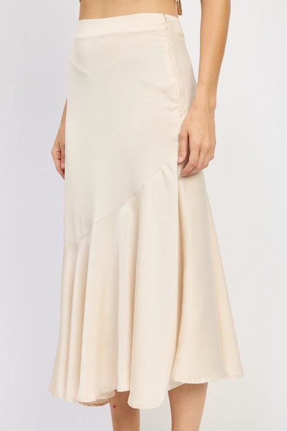 Automotive part from Jade Icarus featuring an asymmetrical ruffle hem design, shown in a detailed close-up image.