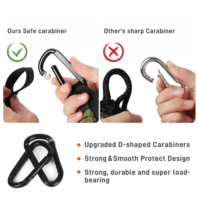 NNEOBA Lightweight Camping Hammock with Tree Straps for Travel