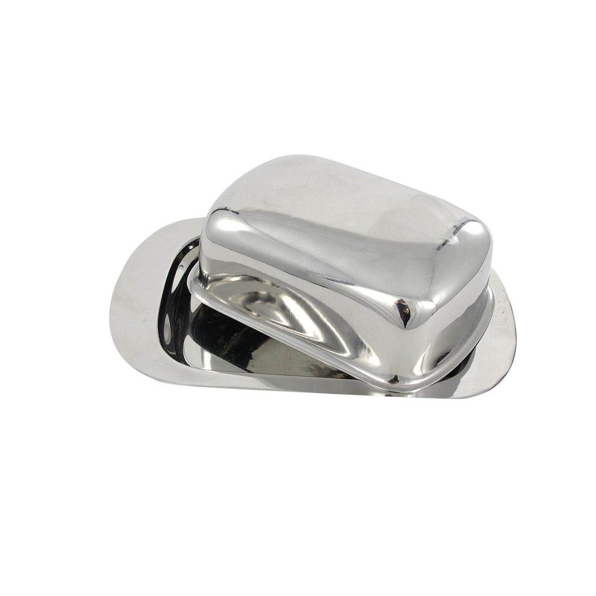 Imperial kitchen butter dish stainless steel 19x15cm butter dish stainless steel 19x15cm