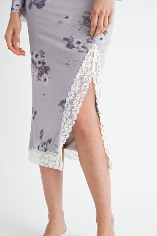 Automotive part from Jade Icarus featuring floral pattern and lace trim design, displayed with intricate details and textures.