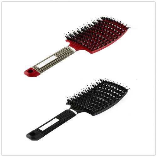 CJDropshipping anti-knot detangler hairbrush for women, ergonomic design with smooth bristles for easy, tangle-free styling.