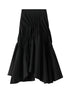 Automotive Jade Icarus ruffled layered skirt with detailed fabric texture and layered design, displayed in a close-up shot.