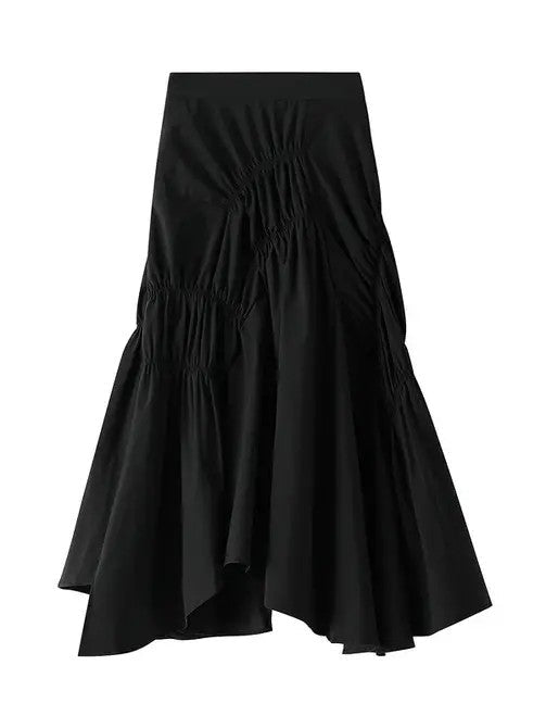 Automotive Jade Icarus ruffled layered skirt with vibrant fabric and detailed ruffle design for stylish vehicle accessories.