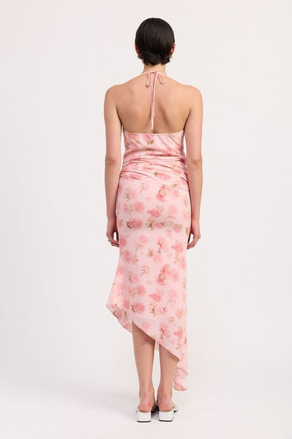 Jade Icarus asymmetrical ruched mermaid skirt in elegant fabric, fitted silhouette with ruching detail, women&