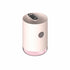 Maroon Asteria portable wireless USB water mist diffuser humidifier for home improvement, showing misting function and compact design.