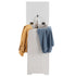 White wooden laundry bin from Emerald Caeneus with a classic design, suitable for home organization and laundry storage.