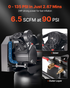 Start2Finish VEVOR 20-gallon oil-lubricated air compressor with 2HP motor, portable with wheels, for auto repair and spray painting.