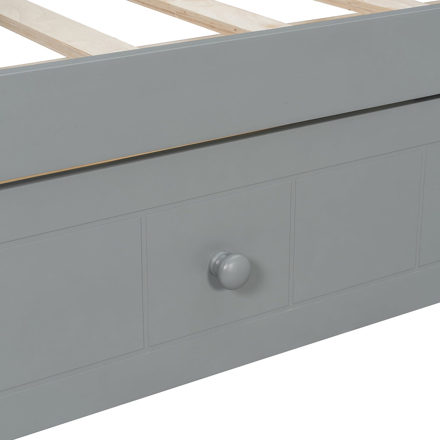 Twin size Sangria Beech canopy day bed with two drawers, sturdy bedroom furniture frame with a decorative canopy and storage drawers.