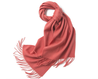 Start2Finish lambswool scarf with woven plain lobster pattern, soft and warm apparel accessory for chilly days.