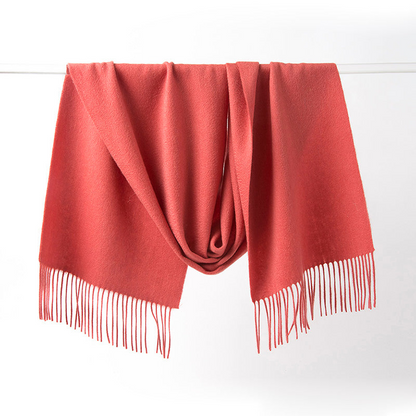Start2Finish Lambswool scarf with woven plain lobster design, soft and warm accessory for winter wear.