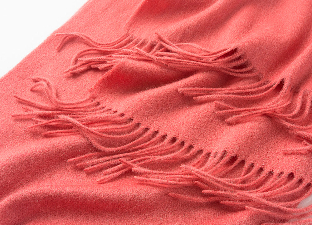 Start2Finish lambswool scarf with woven plain lobster pattern, cozy and stylish apparel accessory.