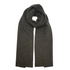 Start2Finish Herringbone Donegal Knit Cashmere Scarf in Kembla Grey Blue, showing the textured pattern and soft fabric.